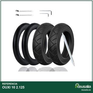 Ruedas y neumáticos 10 pulgadas patinete