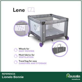 Lionelo Bonnie parque infantil bebé seguro cómodo