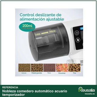 Nobleza comedero automático acuario temporizador