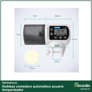 Nobleza comedero automático acuario temporizador