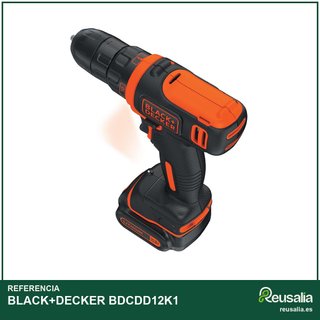 Black+Decker BDCDD12K1 taladro pistola bricolaje