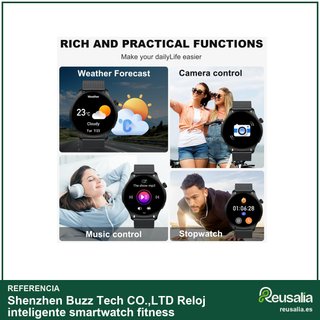 Reloj inteligente smartwatch fitness podómetro