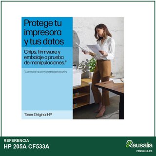 HP 205A CF533A Cartucho Tóner Magenta