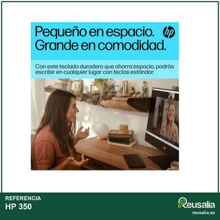 HP 350 teclado inalámbrico compacto negro