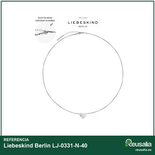 Liebeskind LJ-0331-N-40 collar mujer acero