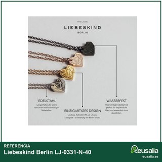 Liebeskind LJ-0331-N-40 collar mujer acero