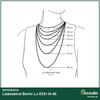 Liebeskind LJ-0331-N-40 collar mujer acero