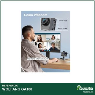 WOLFANG GA100 cámara deportiva 4K 40M