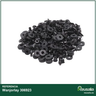 Juego tornillos metal negro herramientas