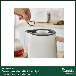 Swan hervidor eléctrico rápido inalámbrico moderno