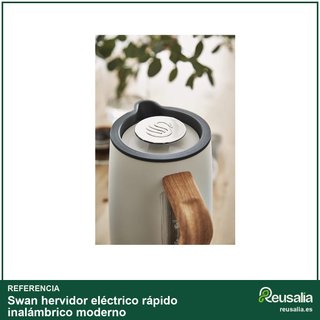 Swan hervidor eléctrico rápido inalámbrico moderno