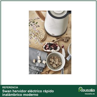 Swan hervidor eléctrico rápido inalámbrico moderno