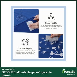 BEDSURE alfombrilla gel refrigerante perros