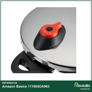 Amazon Basics olla presión acero 9 litros