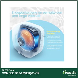 COMFEE D15-20VEU(W)-FR Calentador de agua