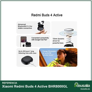 Xiaomi Redmi Buds 4 Active BHR8000GL auriculares