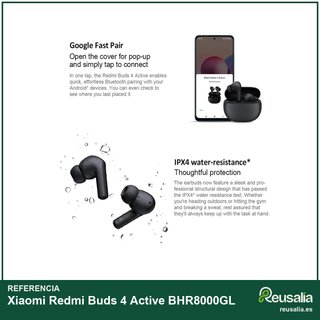 Xiaomi Redmi Buds 4 Active BHR8000GL auriculares