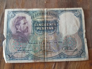 Billete 25 Pesetas Banco de España