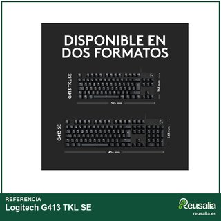 Logitech G413 TKL SE teclado mecánico gaming