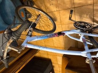 Bicicleta Decathlon azul