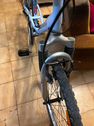 Bicicleta Decathlon azul