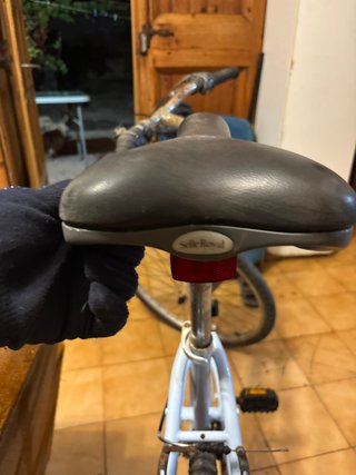 Bicicleta Decathlon azul