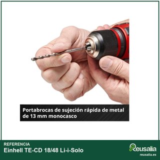 Einhell TE-CD 18/48 Li-i-Solo Taladradora