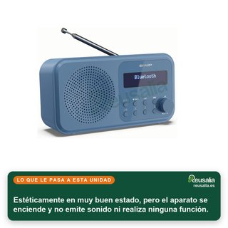- Sharp DR-P420(BL) radio digital portátil