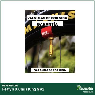 Peaty's X Chris King MK2 válvula Presta aluminio