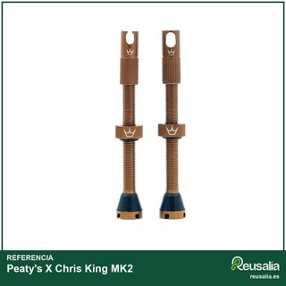 Peaty's X Chris King MK2 válvula Presta aluminio