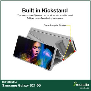 Funda espejo piel sintética Samsung Galaxy