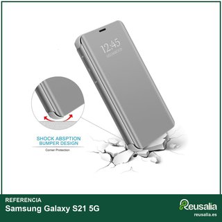 Funda espejo piel sintética Samsung Galaxy