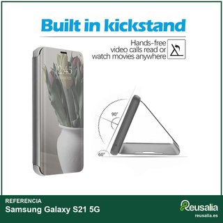 Funda espejo piel sintética Samsung Galaxy