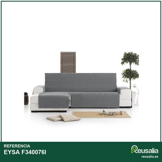 EYSA funda sofá chaise longue gris