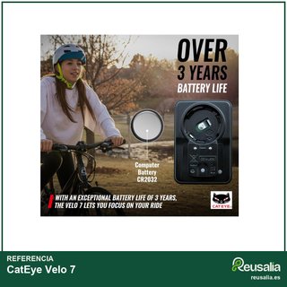 CatEye Velo 7 computadora bicicleta plástico