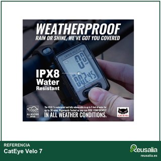 CatEye Velo 7 computadora bicicleta plástico