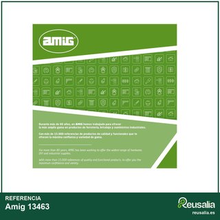 Amig 13463 pomo puerta latón dorado llave