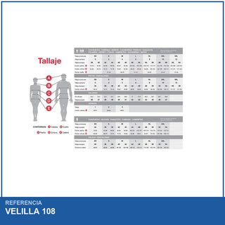 VELILLA 108 Chaleco acolchado multibolsillos