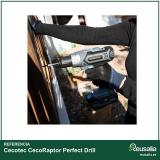 Cecotec Taladro CecoRaptor batería 20V portátil