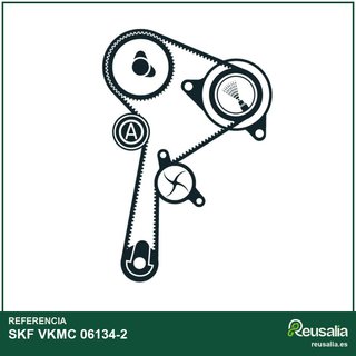 SKF VKMC 06134-2 kit distribución bomba agua motor