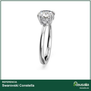 Swarovski anillo cóctel Constella rodio
