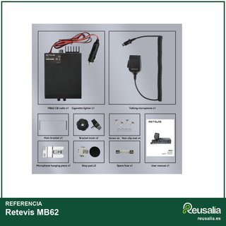 Retevis MB62 Radio CB móvil 80 canales
