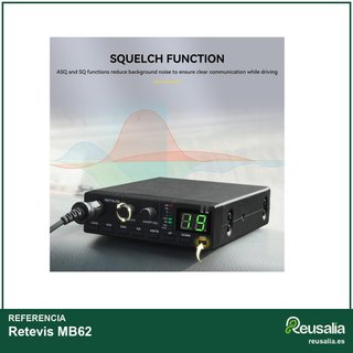 Retevis MB62 Radio CB móvil 80 canales