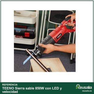 TEENO Sierra sable 850W con LED y velocidad