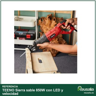 TEENO Sierra sable 850W con LED y velocidad