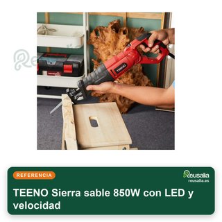 TEENO Sierra sable 850W con LED y velocidad