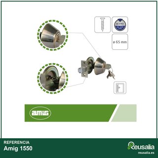 Amig 1550 cerrojo roseta seguridad puerta acero