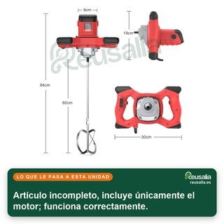 - Mezclador portátil potente ajustable hormigón