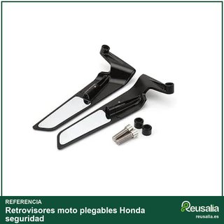 Retrovisores moto plegables Honda seguridad