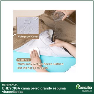 EHEYCIGA cama perro grande espuma viscoelástica